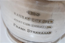 Frank Stranahan's 1950 Kansas City Open Low Amateur Sterling Plated Ice Bucket