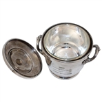 Frank Stranahan's 1950 Kansas City Open Low Amateur Sterling Plated Ice Bucket