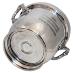 Frank Stranahan's 1950 Kansas City Open Low Amateur Sterling Plated Ice Bucket