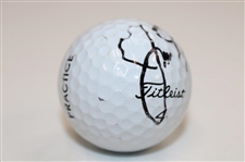 Jack Nicklaus Signed Titleist 4 Practice ProV1 392 Logo Golf Ball JSA ALOA