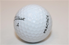 Jack Nicklaus Signed Titleist 4 Practice ProV1 392 Logo Golf Ball JSA ALOA