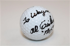 Al Geiberger Signed Titleist Professional 100 3 Golf Ball w/Mr. 59 & To Wayne JSA ALOA