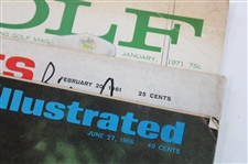 Billy Casper Signed 1971, 1966, & 1961 Magazines - SI (x2) & GOLF JSA ALOA