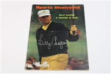 Billy Casper Signed 1966, 1967, & 1970 Sports Illustrated Magazines JSA ALOA