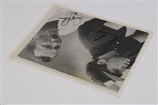 Arnold Palmer & Gary Player Signed Sitting & Waiting 8x10 B&W Photo JSA ALOA