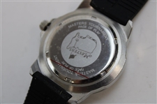Masters Tournament Undated Silver Rim Pace of Play Watch - Used
