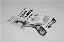 Gary Player Signed Gary Player Clubs Advertising Page JSA ALOA