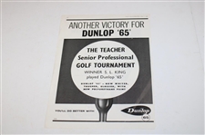 Gary Player Signed Gary Player Clubs Advertising Page JSA ALOA