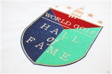 Love III, Woosnam, Mallon & Ochoa Signed World Golf Hall of Fame Flag JSA ALOA