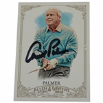 Arnold Palmer Signed 2012 Topps Allen and Ginter Golf Card JSA #P57624