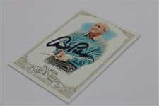 Arnold Palmer Signed 2012 Topps Allen and Ginter Golf Card JSA #P57624