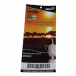 2008 US Open at Torrey Pines Golf Course Grounds Playoff Ticket - Tiger Win