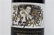 Gary Player Signed 'Muirfield 1959' Ltd Ed Major Champ Series 2003 Wine Bottle JSA ALOA