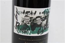 Gary Player Signed 'Augusta 1961' Ltd Ed Major Champ Series 2004 Wine Bottle JSA ALOA
