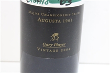 Gary Player Signed 'Augusta 1961' Ltd Ed Major Champ Series 2004 Wine Bottle JSA ALOA