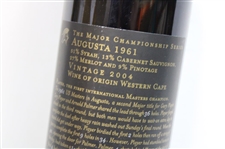 Gary Player Signed 'Augusta 1961' Ltd Ed Major Champ Series 2004 Wine Bottle JSA ALOA