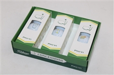 Masters Tournament Concessions Titleist Pro V1 Dozen Golf Balls In Original Box (3 Sleeves)