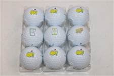 Masters Tournament Concessions Titleist Pro V1 Dozen Golf Balls In Original Box (3 Sleeves)