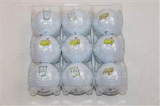 Masters Tournament Concessions Titleist Pro V1 Dozen Golf Balls In Original Box (3 Sleeves)
