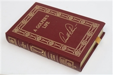 Arnold Palmer Signed 1999 'A Golfers Life' Deluxe Ltd Ed Book #1461/2500 w/Card JSA ALOA