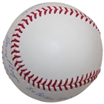 Gary Player Signed MLB Baseball w/HoF 74, 3x Masters, 65 US Open, 3x British Open, 2x PGA Inscr. JSA ALOA