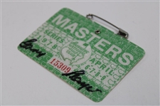 Gary Player Signed 1978 Masters Tournament SERIES Badge #15309 JSA ALOA