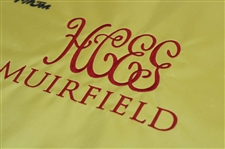 Gary Player Signed Muirfield Embroidered Flag w/ '59 Open' & '1st Major Win' Insc. JSA ALOA