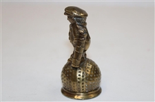 Dunlop Man Brass Golfer Bell