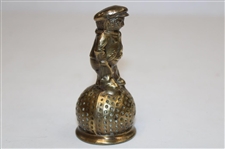 Dunlop Man Brass Golfer Bell
