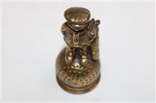 Dunlop Man Brass Golfer Bell