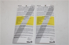 2008 Us Open At Torrey Pines Trophy Club Ticket Set