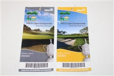 2008 Us Open At Torrey Pines Grounds Ticket Set