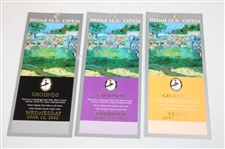 2002 Us Open At Bethpage Black Grounds Ticket Set 
