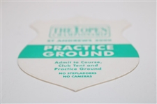 2000 The Open Championship at St. Andrews Practice Ground SERIES Badge - Tiger Grand Slam