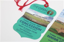 2005 & 2007 The Open Championship Friday Round Tickets - St. Andrews & Carnoustie