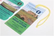 2005 & 2007 The Open Championship Friday Round Tickets - St. Andrews & Carnoustie