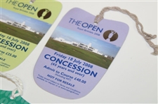 2008 The Open Championship at Royal Birkdale Badge w/Tuesday & Tuesday/Wednesday/Friday Concession