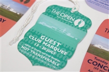 2008 The Open Championship at Royal Birkdale Badge w/Tuesday & Tuesday/Wednesday/Friday Concession