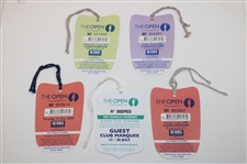 2008 The Open Championship at Royal Birkdale Badge w/Tuesday & Tuesday/Wednesday/Friday Concession