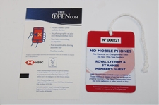 Four (4) The Open Championship Tickets 2014 Tuesday, 2019 Wednesday, 2012 Friday,2012 Weekly Clubhouse