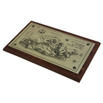 1981 The Ryder Cup at Walton Heath Golf Club Visual Survey (by James Izatt) Plaque