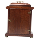2000 PGA Cup Celtic Manor Presentation Woodford Mahogany & Brass Face Chiming Mantle Clock w/Key