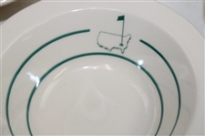 Four (4) Classic Masters Logo Ceramic Side Salad Bowls