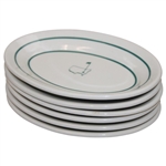 Six (6) Classic Masters Logo Ceramic Side Dish Plates/Bowls