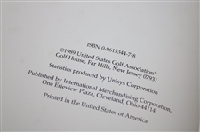 Curtis Strange Signed 1989 US Open Tournament Rolex Annual Book JSA ALOA
