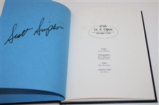 Scott Simpson Signed 1987 US Open Tournament Rolex Annual Book JSA ALOA
