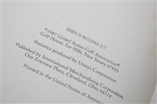 Scott Simpson Signed 1987 US Open Tournament Rolex Annual Book JSA ALOA