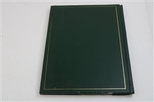 Seve Ballesteros Signed 1983 Masters Tournament Green Annual Book JSA ALOA