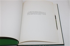 Seve Ballesteros Signed 1980 Masters Tournament Green Annual Book JSA ALOA