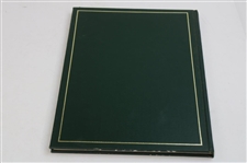 Seve Ballesteros Signed 1980 Masters Tournament Green Annual Book JSA ALOA